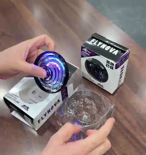 Magic flying spinner toy