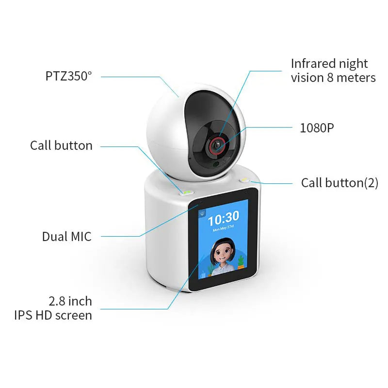 1080P WiFi CCTV Security Camera – Smart Home Protection Made Easy!