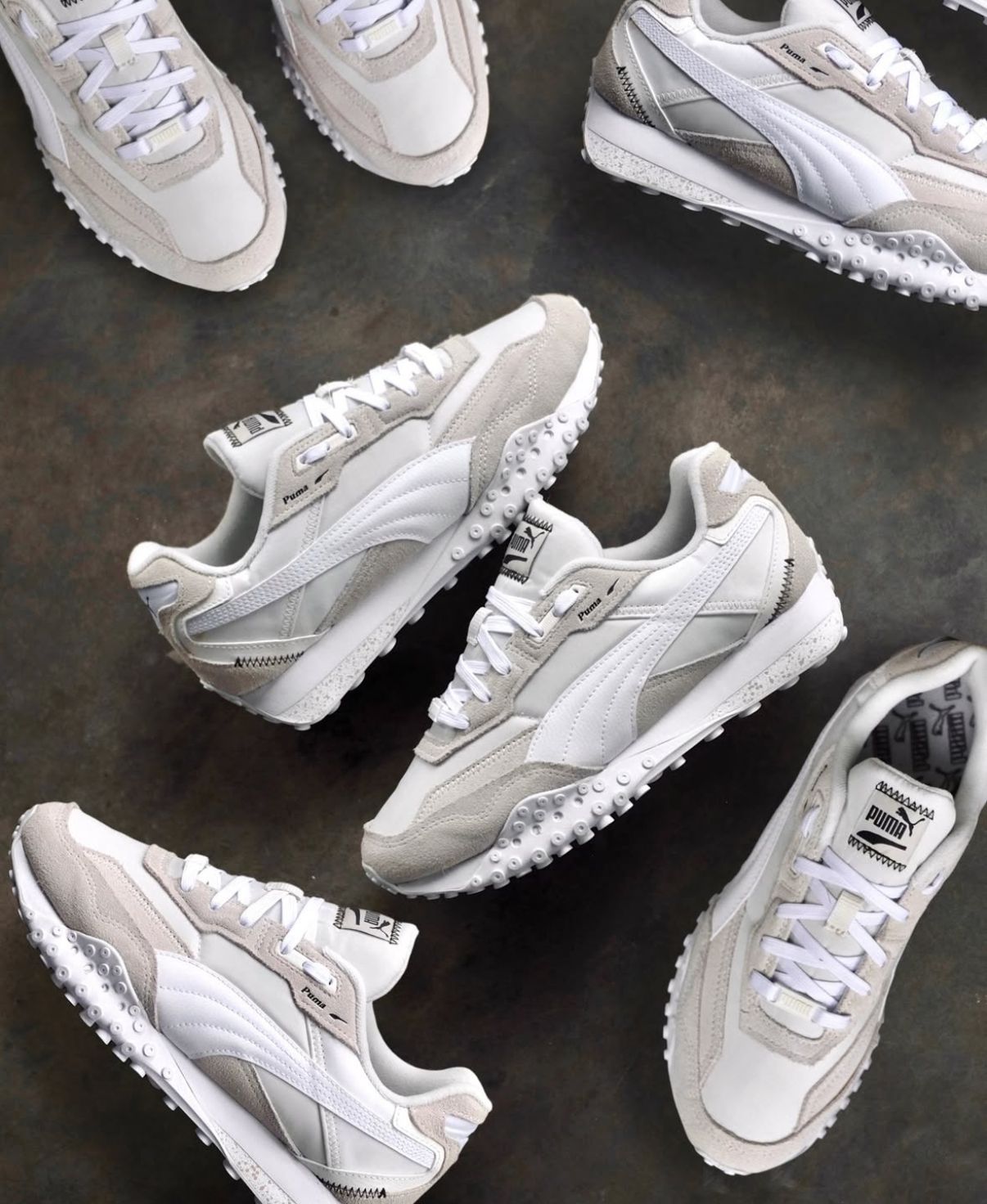 PUMA BLACKTOP WHITE GREY 🖤🖤