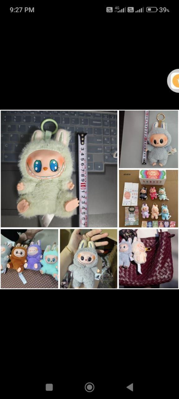 POP MART LABUBU Exciting Macaron Plushie Blind Box