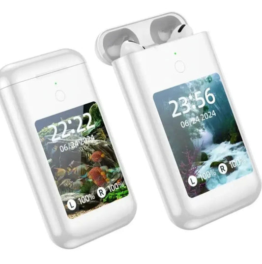 AirPods with 2.8" HD Touch Screen & 8000mAh Power Bank