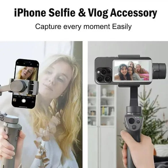Wireless Magnetic Selfie Screen – Real-Time Mirror Display for iPhone & Android